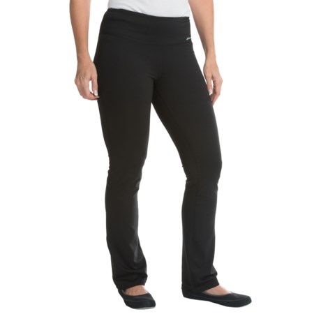 75%OFF レディースカジュアルパンツ （女性用）ワイドウエストバンドワークアウトパンツ Wide-Waistband Workout Pants (For Women)